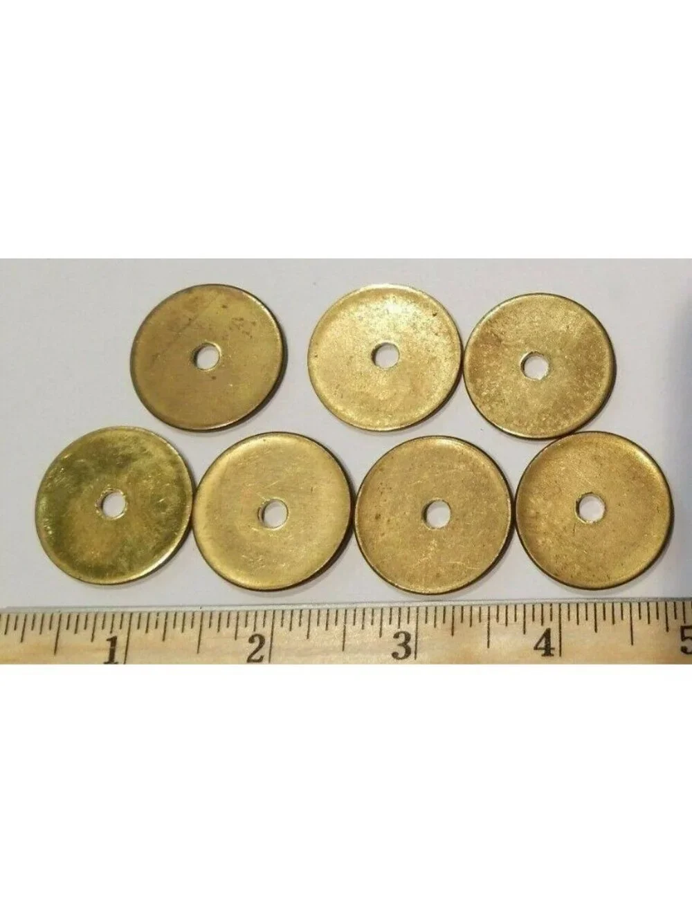 7 Coin Token Templates Blanks Numbered Various Sizes from Hoffman Mint  SC84